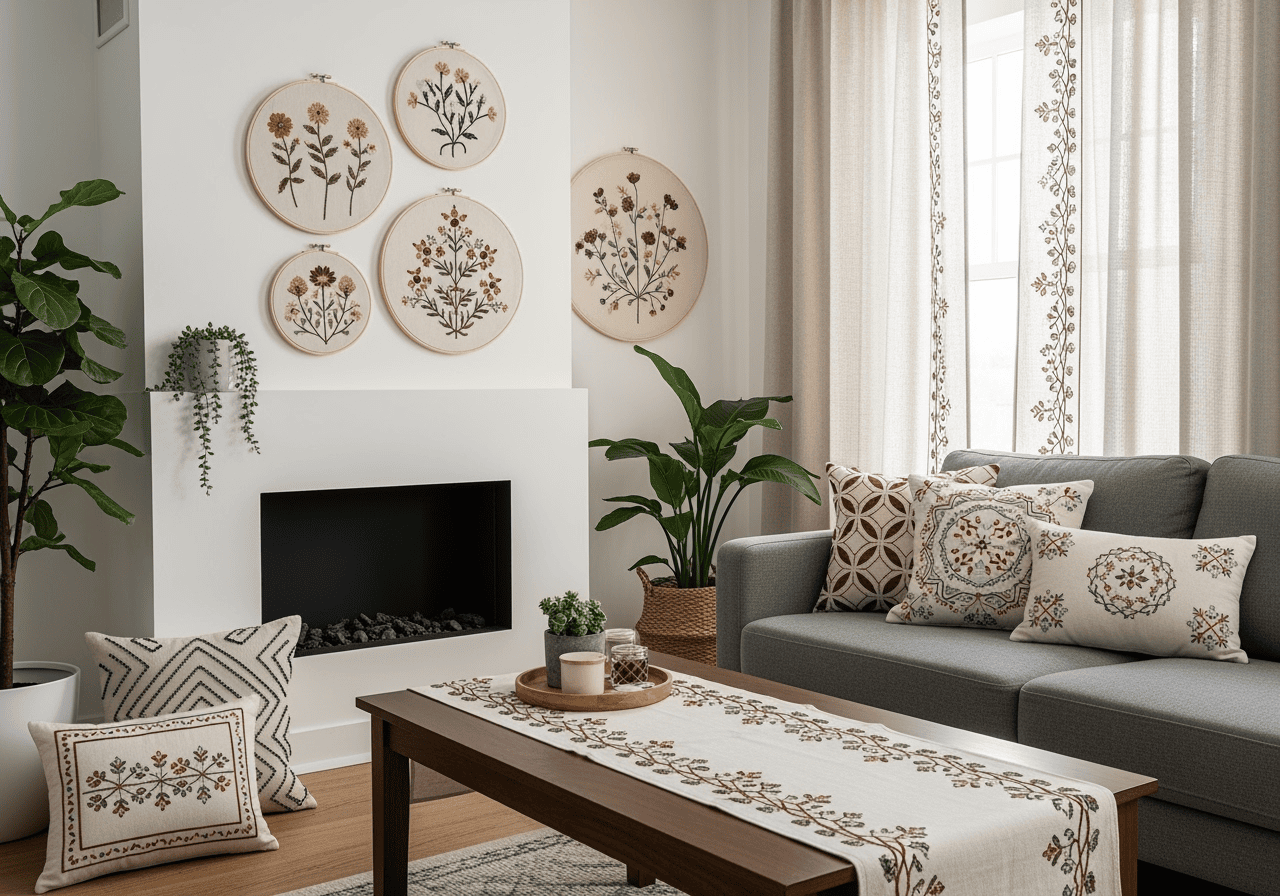Embroidery for Home Decor: From Pillows to Wall Art